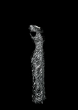 Sheath Off The Shoulder Silver Gray Sleeveless Long Prom Gown Fairy Prom Dresses SD2943