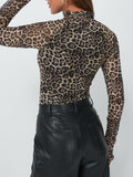 Mock Neck Long Sleeve T-Shirt DJPT