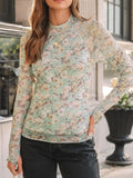 Mock Neck Long Sleeve T-Shirt DJPT
