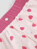 Print Top and Shorts Loungewear Set DJPT