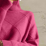 Turtleneck Long Sleeve Sweater DJPT