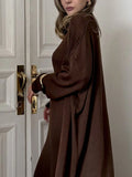 Knit Dress and Cardigan Sweater Set DJPT