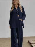 Up Long Sleeve Shirt and Pants Set DJPT