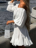 Crop Top and Ruffle Skirt Two-Piece Set DJPT