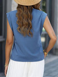 Round Neck Cap Sleeve T-Shirt DJPT