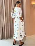 Button Up Midi Shirt Dress DJPT