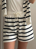 Round Neck Top and Shorts Set DJPT