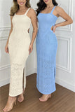 Side Slit Maxi Tank Dress DJPT