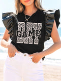 DAY Ruffle Sleeve Blouse DJPT