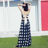 Female Summer Skinny Beach Dress 2025 New Seaside Holiday Lattice Super Fairy-Daughted Dress