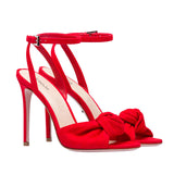 Lady Red Purple Black Knot High Heel Cool Drag Women Shoes Direct Sales Chengdu High Quality Shoes