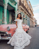 Summer New Women's Dress A Word Shoulder Lotus Side Hollow Lace Dress Dress DJPT