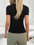Scoop Neck Short Sleeve T-Shirt DJPT