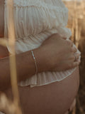 Beige 2 Piece Smocked Ruffle Backless Flowy Elegant Vacation Beach Photoshoot Maternity Maxi Dress Maternity