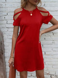Shoulder Mini Dress DJPT