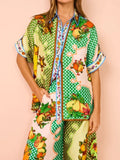 Short Sleeve Shirt and Pants Set DJPT