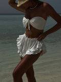 Neck Tube Top and Shorts Set DJPT