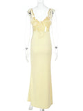 V-Neck Sleeveless Maxi Dress DJPT
