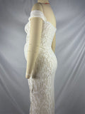Off Shoulder Smocked Ruched Photoshoot Maternity Maxi Dress Maternity