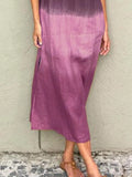 Size Sleeveless Gradient Tank Midi Dress Plus Size DJPT