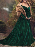 Off Shoulder Pleuche Mermaid Photoshoot Baby Shower Maternity Maxi Dress Maternity
