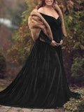 Off Shoulder Pleuche Mermaid Photoshoot Baby Shower Maternity Maxi Dress Maternity