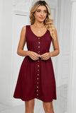 Wide Strap Mini Dress DJPT