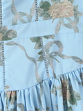 Print Square Neck Cami Maxi Dress DJPT