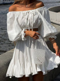 Crop Top and Ruffle Skirt Two-Piece Set DJPT