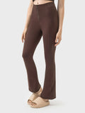 Zipper Detail High Waist Active Pants DJPT
