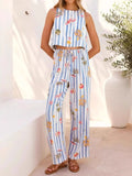 Stripe Tank and Pants Set DJPT