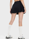 Pleated Detail Mid-Rise Waist Active Skirt DJPT