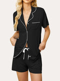 Up Short Sleeve Top and Shorts Lounge Set DJPT