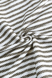 Striped Round Neck Blouse DJPT