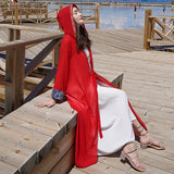 Salt Lake Yunnan Tourism Holiday Long Chiffon Outside The Summer Thin Skirt Dress Coat Women