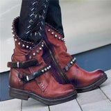 Short Boots Women Boots JGB2025N0110014 Karst Color High Quality Shoes