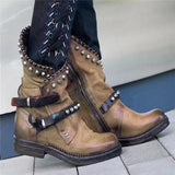 Short Boots Women Boots JGB2025N0110014 Karst Color High Quality Shoes