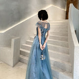 Wedding Annual Meeting Host Fairy Dress Female Temperament 2025 New Dream Temperament Heavy Industry Banquet Evening Dress
