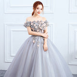 New Female Color Yarn Studio Bridal Banquet Presided Evening Dress Solo Performance Dress