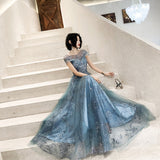 Wedding Annual Meeting Host Fairy Dress Female Temperament 2025 New Dream Temperament Heavy Industry Banquet Evening Dress