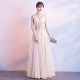 Evening Dress Dress Girl 2025 Spring New Banquet Fairy Temperament Student Bridesmaid Dress