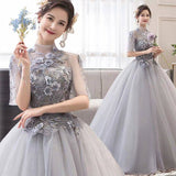 Performance Costume Female Puffy Skirt Long Vocal Student Art Dress Host Annual Evening Dress