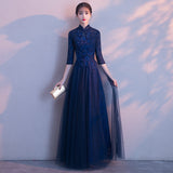 Evening Dress 2025 Spring New Moderator Elegant Atmosphere Princess Party Slimming Dress