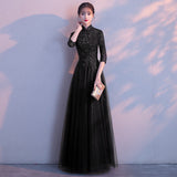Evening Dress 2025 Spring New Moderator Elegant Atmosphere Princess Party Slimming Dress