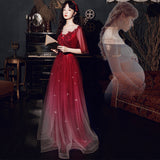 Dress Women 2025 New Banquet Temperament Art Exam Black Annual Banquet Dress Birthday Party Dress