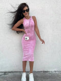 Bodycon Ribbed Tank Dress DJPT