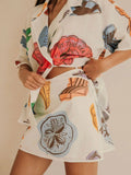 Up Short Sleeve Shirt and Shorts Set DJPT