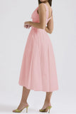 V-Neck Sleeveless Dress with Pockets DJPT