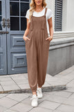 Knotted Strap Overalls with Pockets DJPT