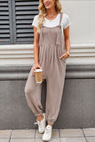 Knotted Strap Overalls with Pockets DJPT